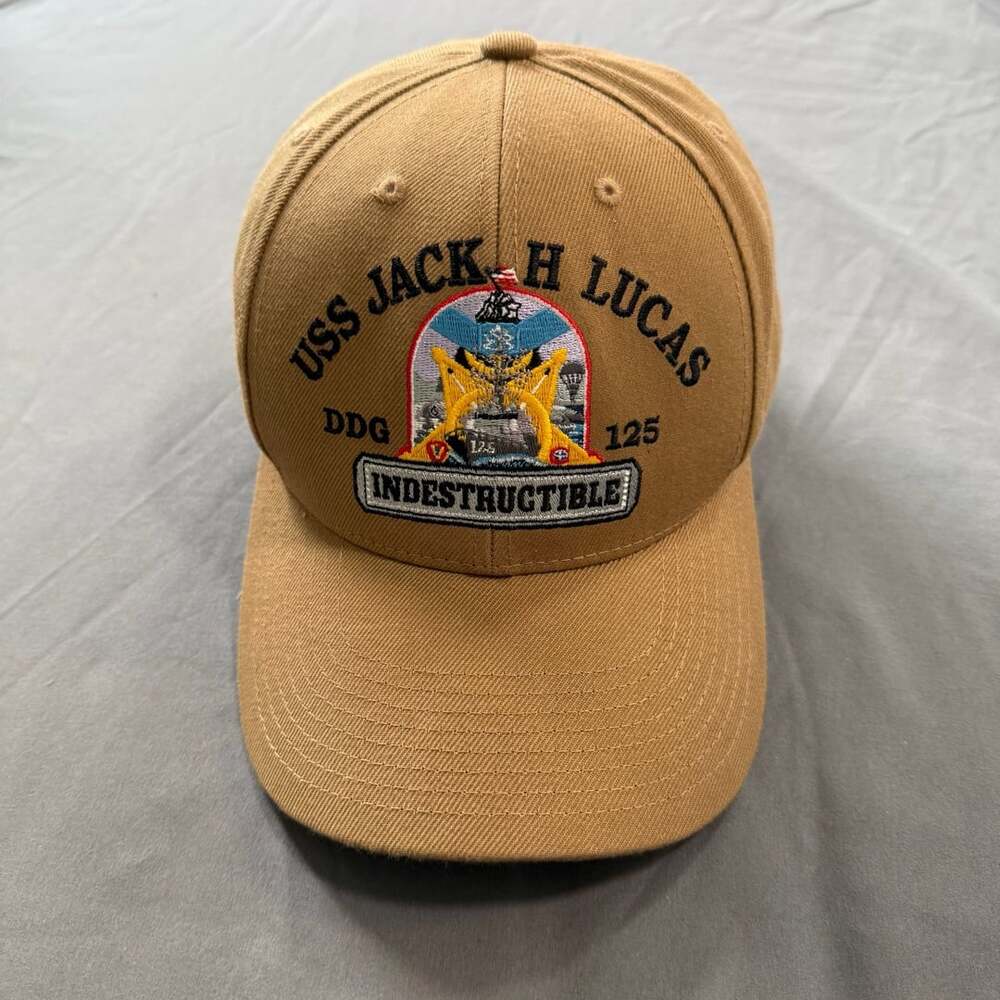The Corps USS Jack H. Lucas DDG 125 Indestructible Navy Ship Hat Baseball Cap
